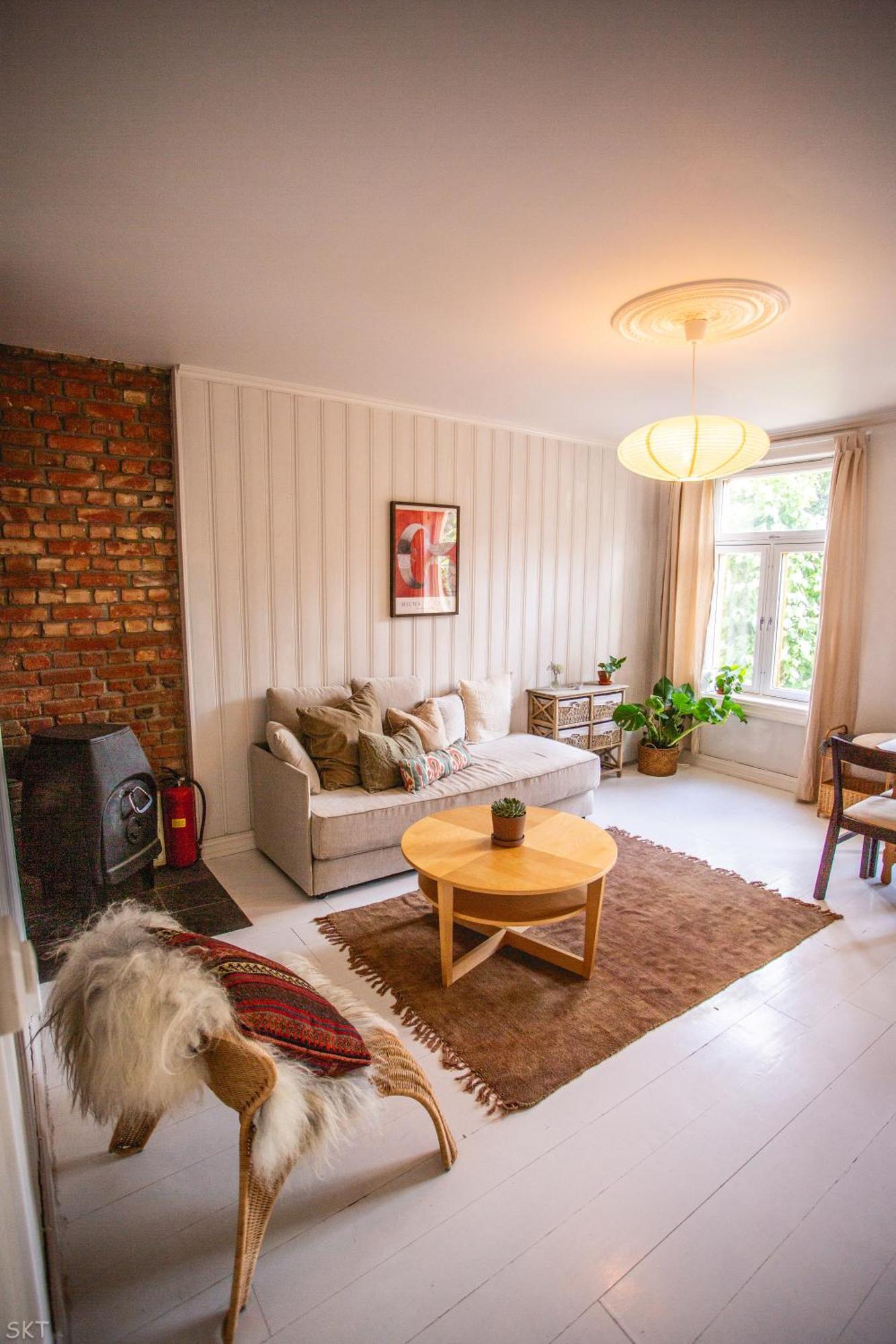 Charming 1800s W Fireplace And Free Parking Lejlighed Oslo